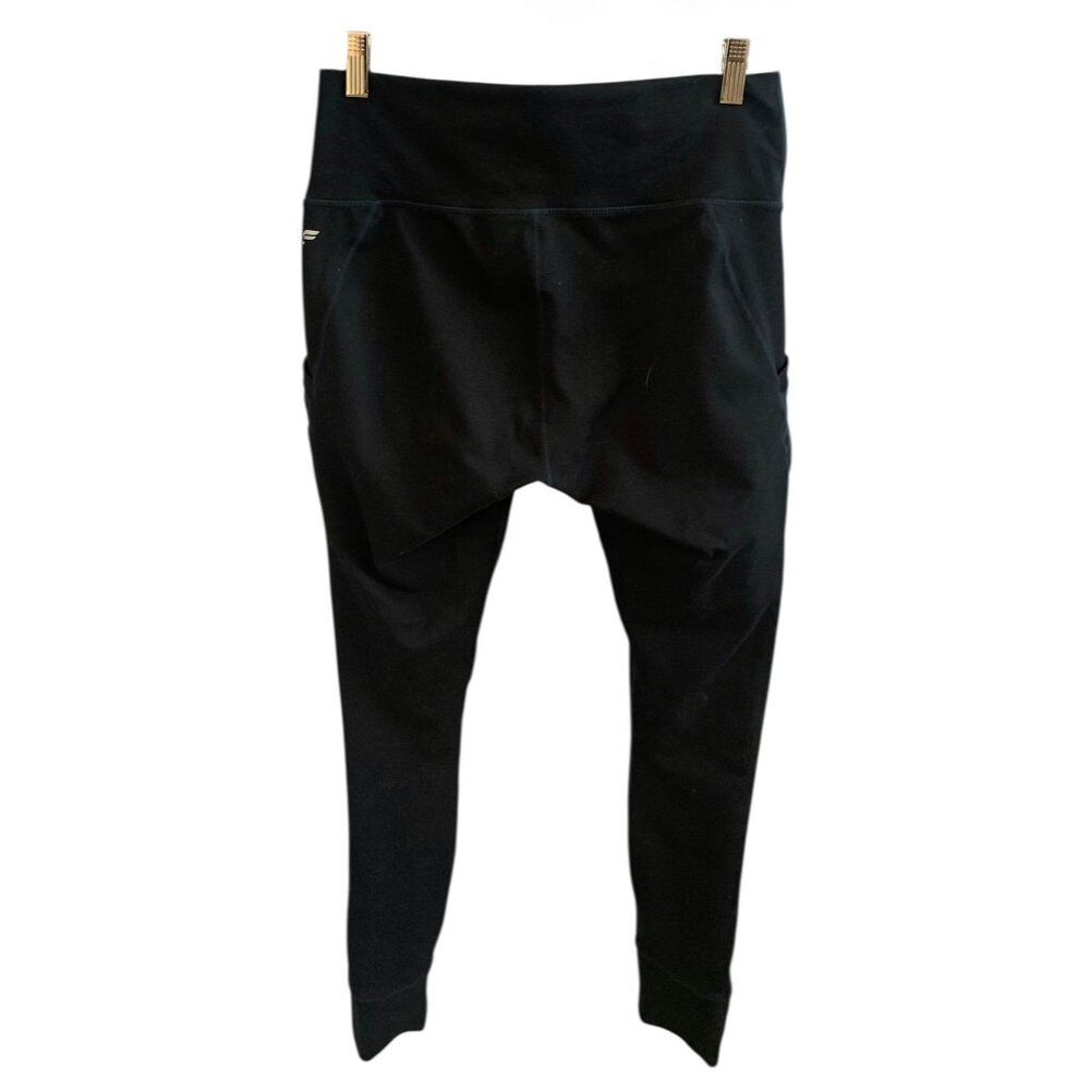 FABLETICS Solid Black High-Rise Side Pocket Mesh … - image 7